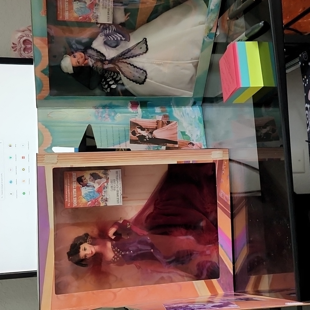 Lot of 2 1994 Barbie as Scarlett O'Hara
